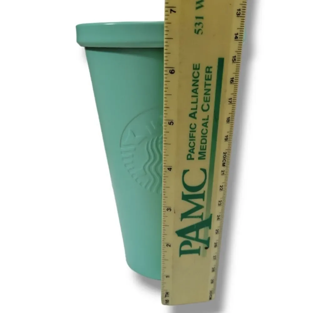Starbucks Tumbler 2015 Stainless Steel Tumbler Cup Blue 16 fl oz No Straw Dented